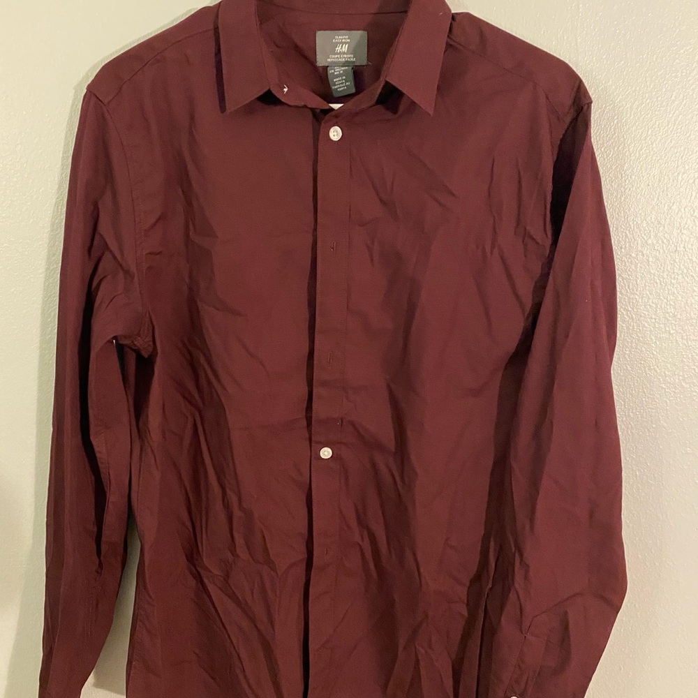H&M Slim Fit Easy Iron Shirt